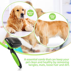 Self Cleaning Dog & Cat Brush