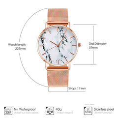 Creative Marble Wrist Watches-Relogio Feminino