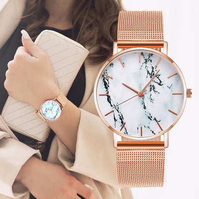 Creative Marble Wrist Watches-Relogio Feminino